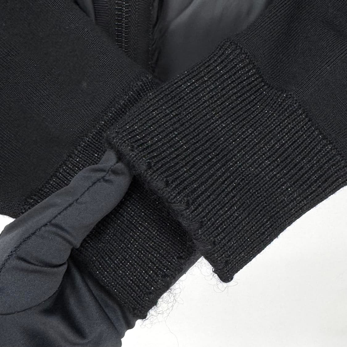 [L사이즈] 몽클레어 니트패딩 집업 가디건 블랙 상품이미지9