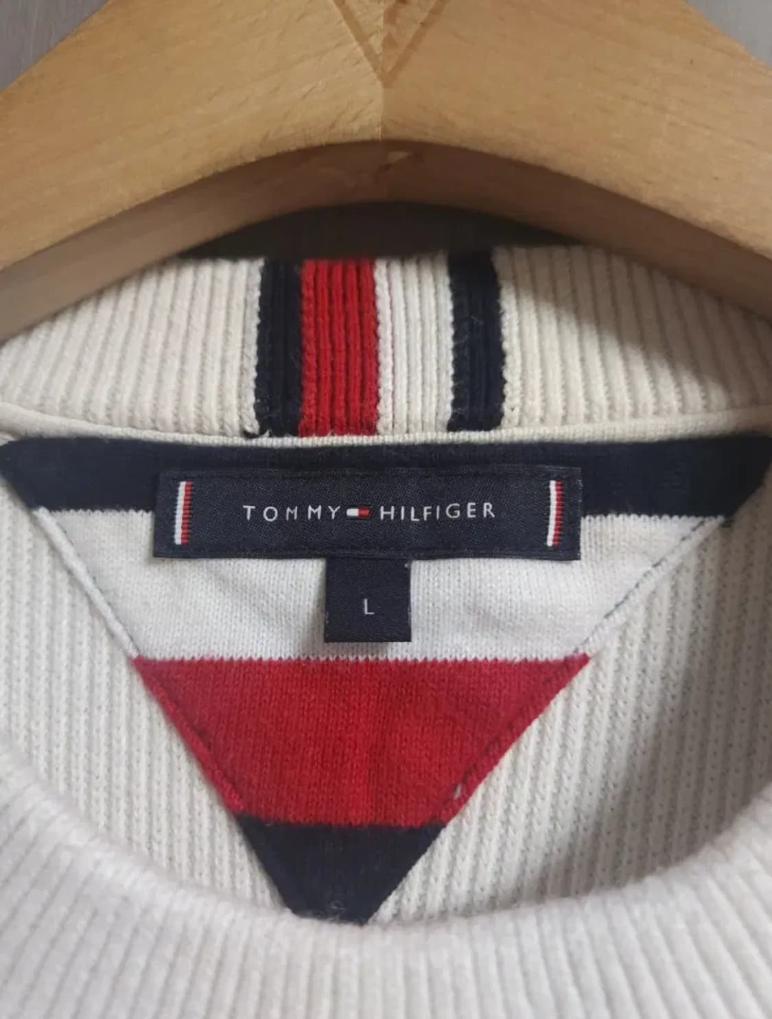 타미힐피거 스트라이프 니트, L 상품이미지2