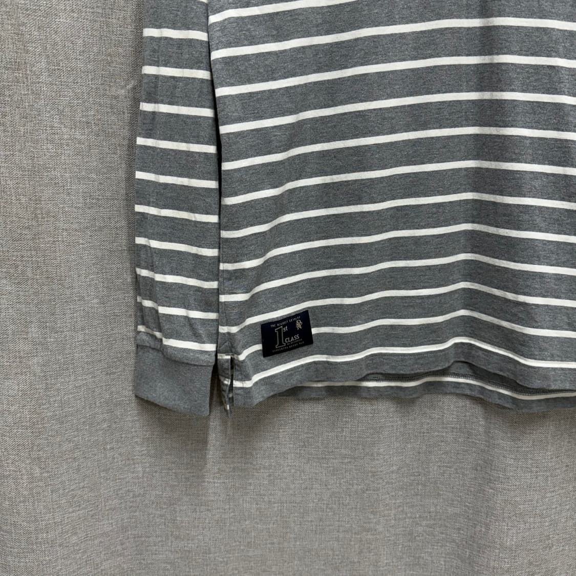 [105] 빈폴 스트라이프 코튼 긴팔 카라티 상품이미지4