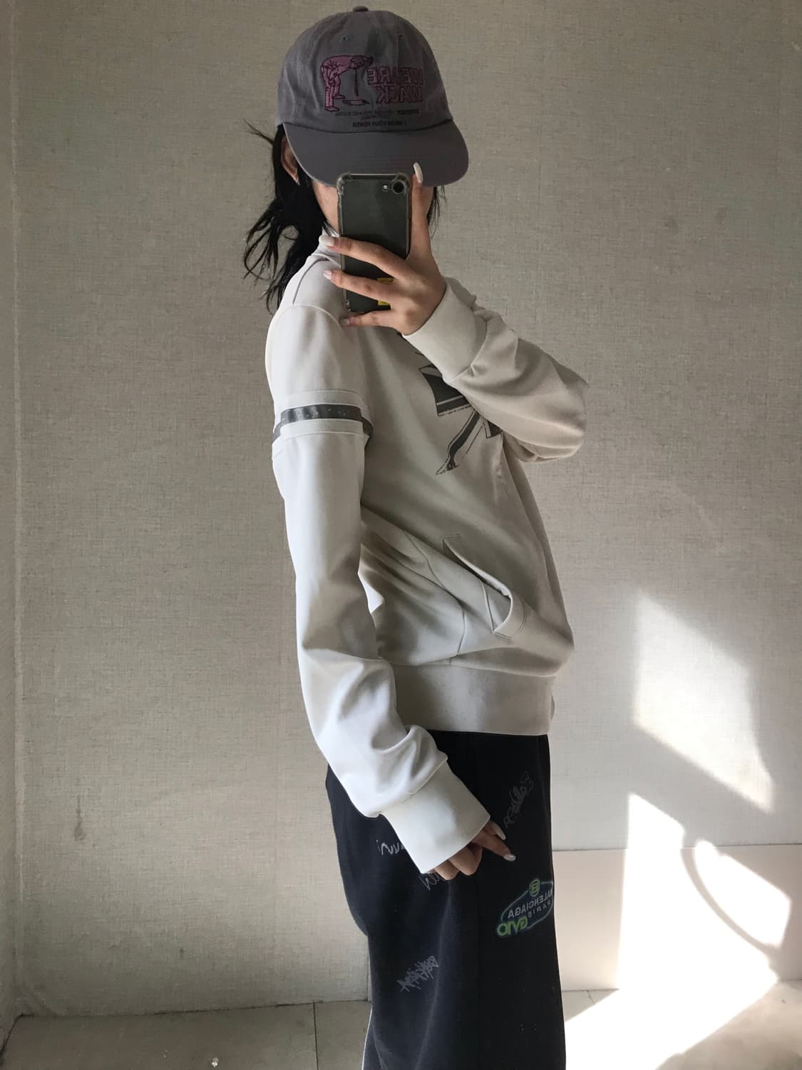 에스크 잉글랜드 화이트 실버 집업 상품이미지3