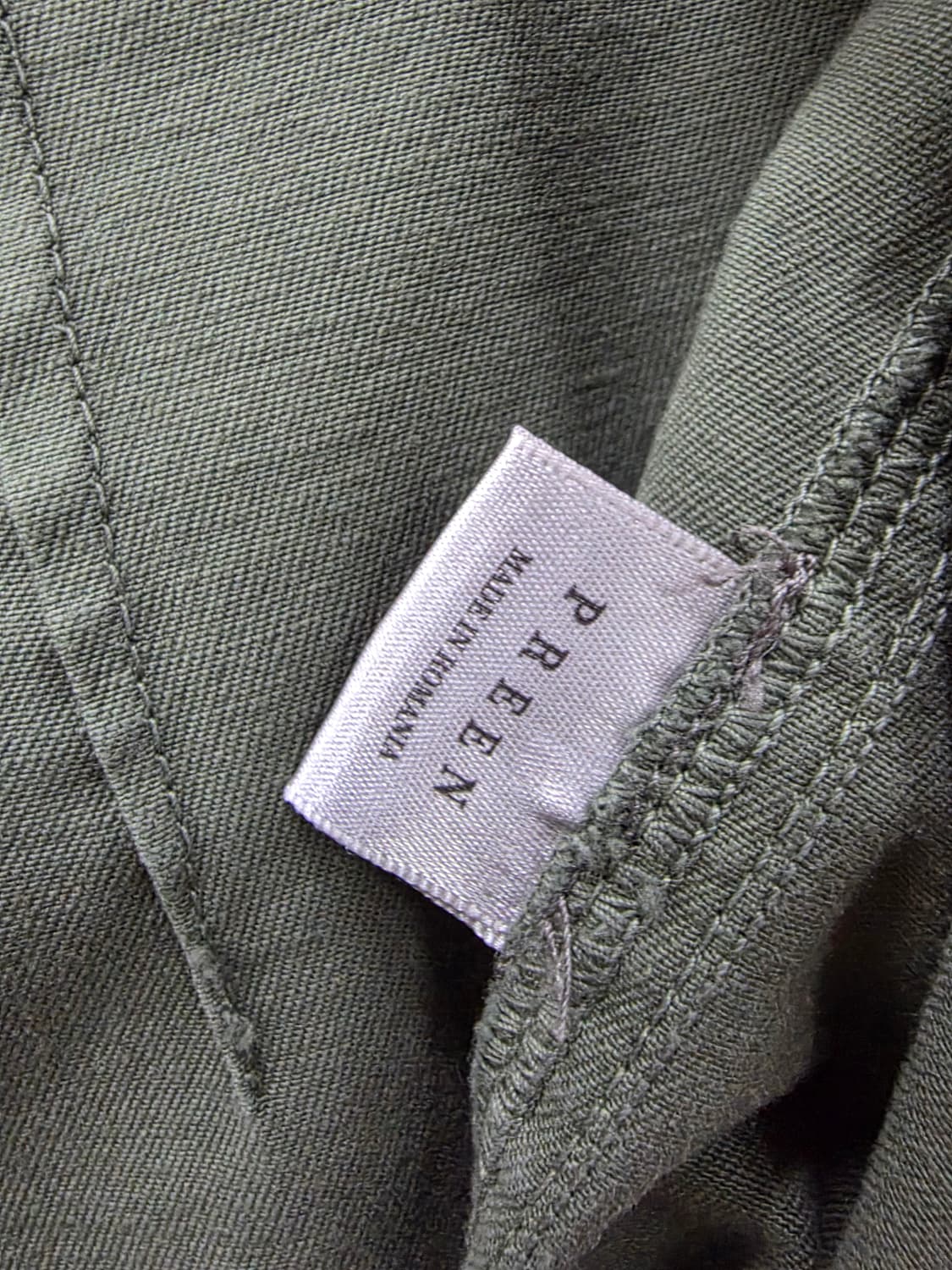 PREEN LINE 카키 지퍼 스커트 프린 라인 상품이미지7