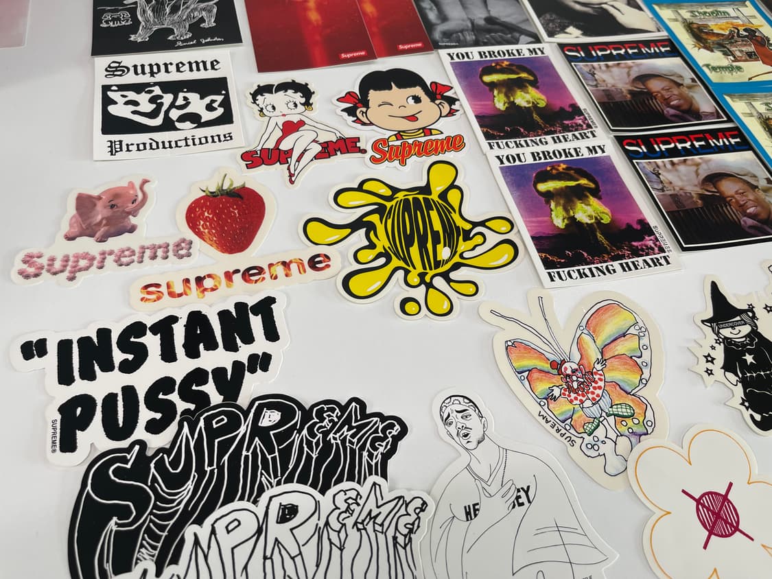 슈프림 외 브랜드 스티커 253장 일괄 세트 상품이미지4