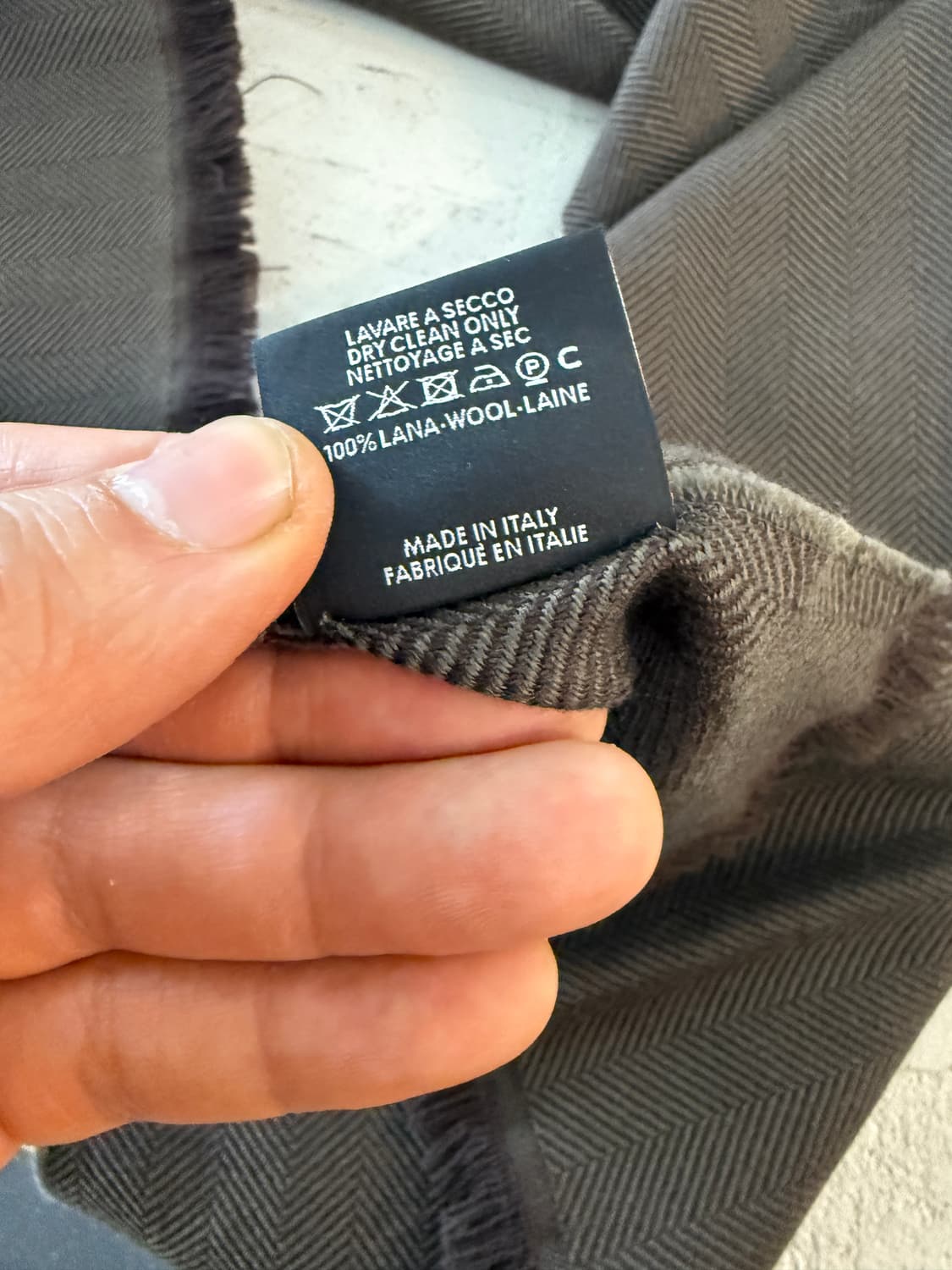 구찌 정품 GG 자카드 울 실크 머플러 상품이미지4