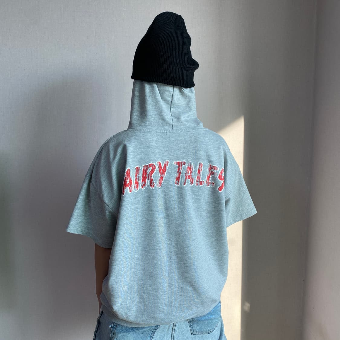 🐯 [에드하디] 빈티지 타이거 그래픽 반팔 후드티 상품이미지8