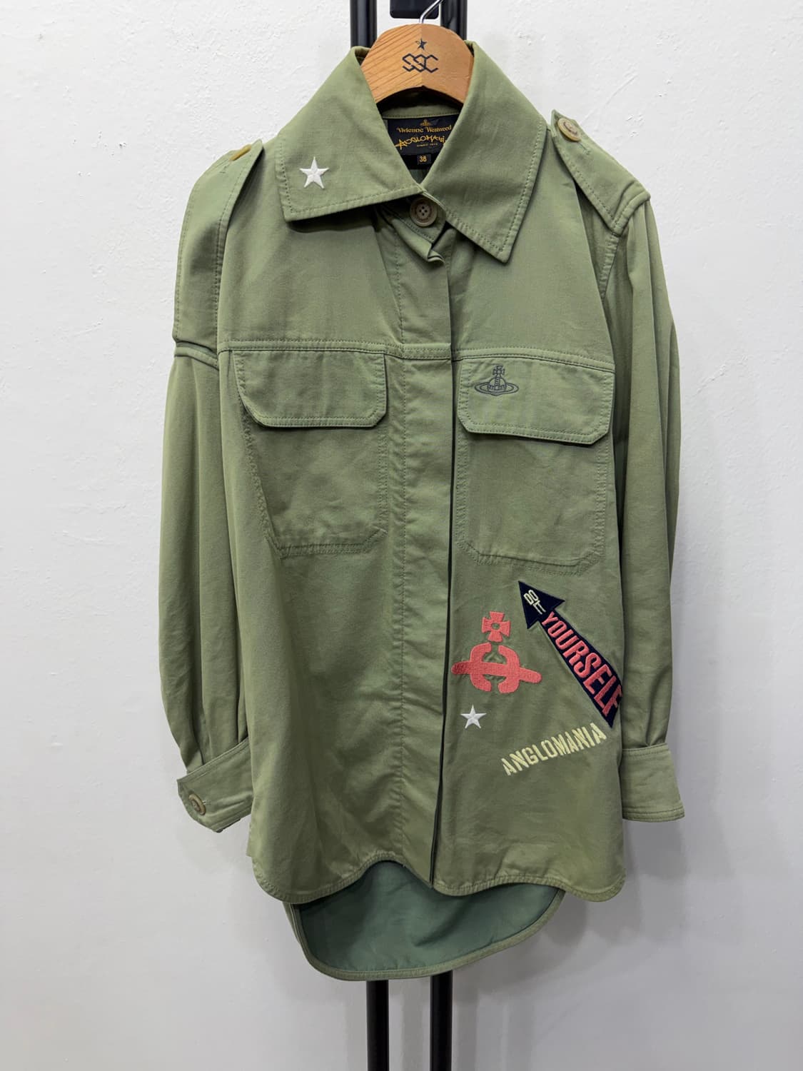 정품) 비비안웨스트우드 오버핏 야상자켓 38 상품이미지1