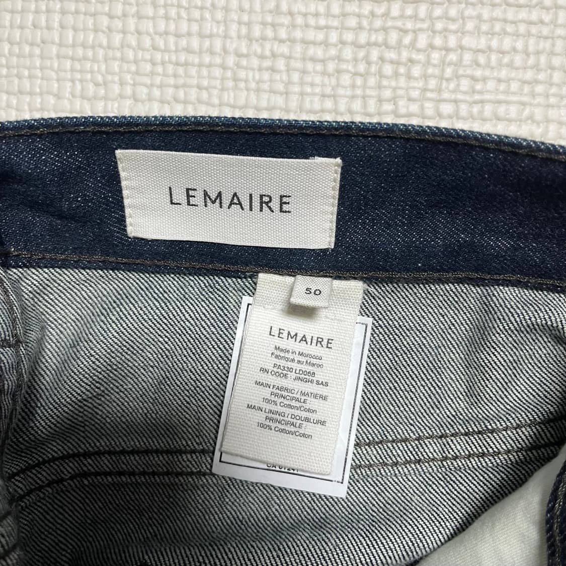 [50] 르메르 심리스 진 데님 인디고 상품이미지4