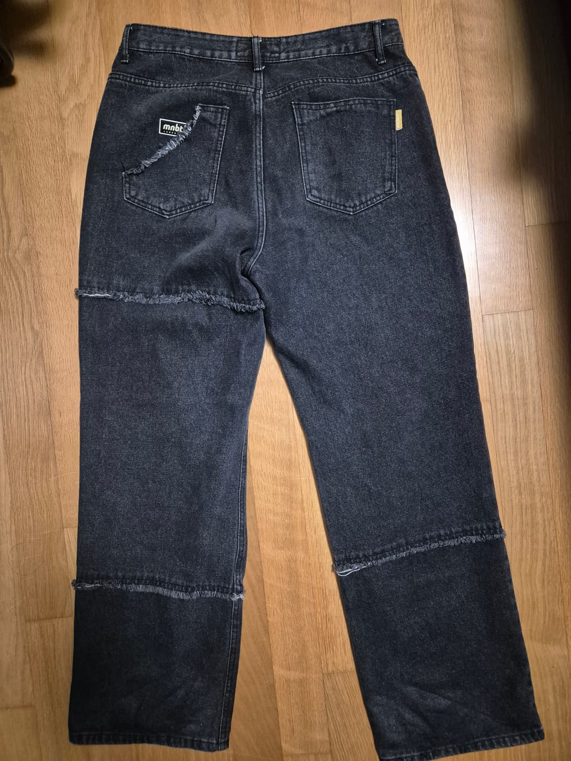 메인부스 Cut Off Denim Pants_GRAY 데님 컷 팬츠 상품이미지10