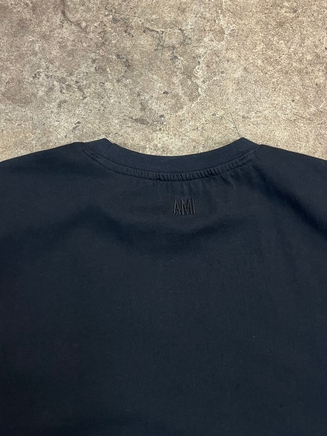 아미 스몰 하트 로고 반팔티 블랙 XL #csz3481 상품이미지8