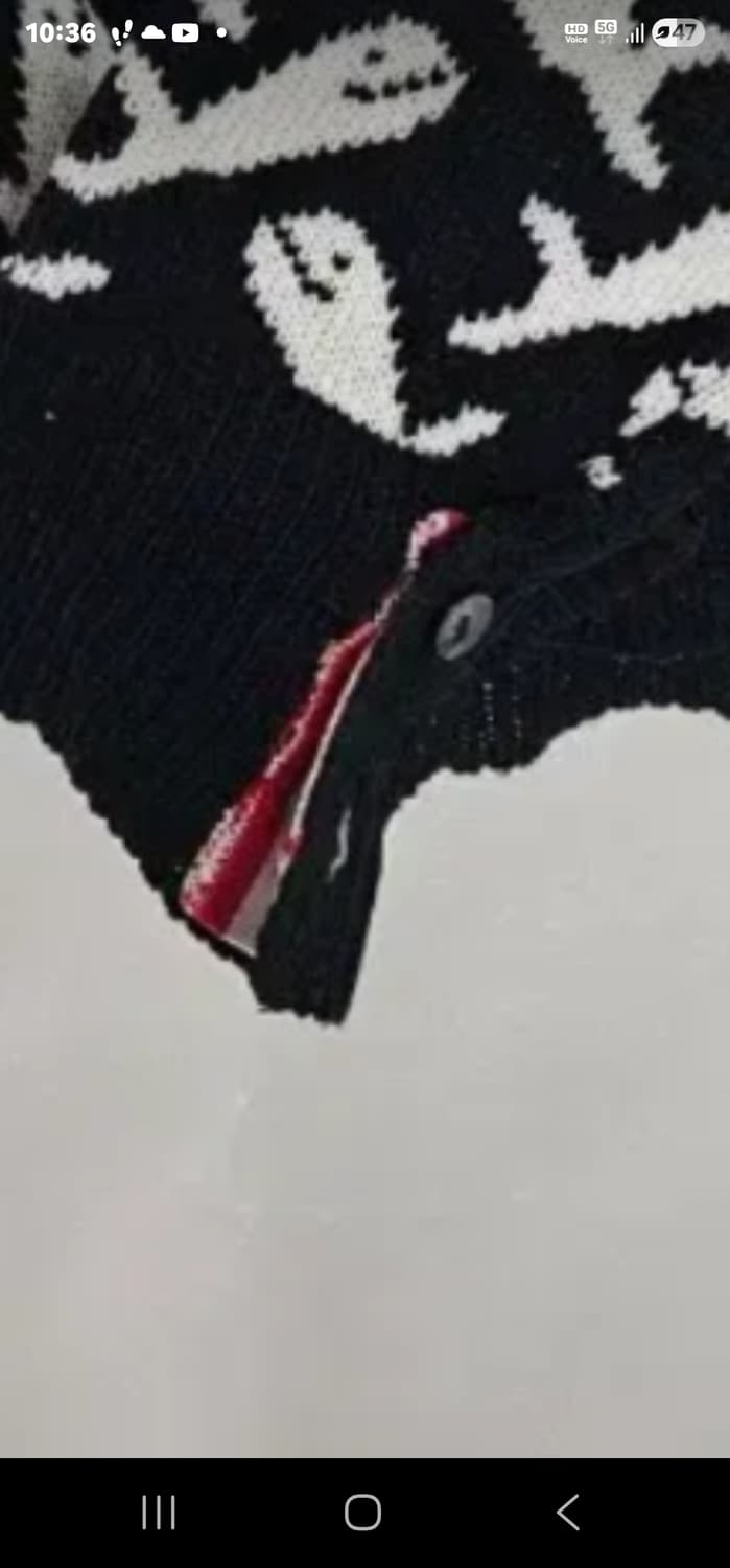 톰브라운 시그니처 아이템인 사선 완장니트 상품이미지5