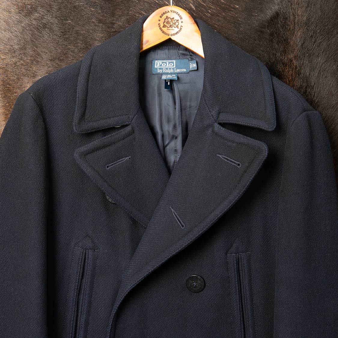 [103] 폴로 랄프로렌 울 해군 피코트 네이비 MO-2566  상품이미지2