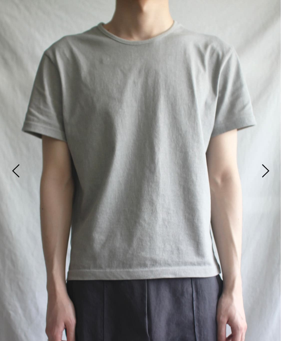 Brev t-shirt 그레이 상품이미지1