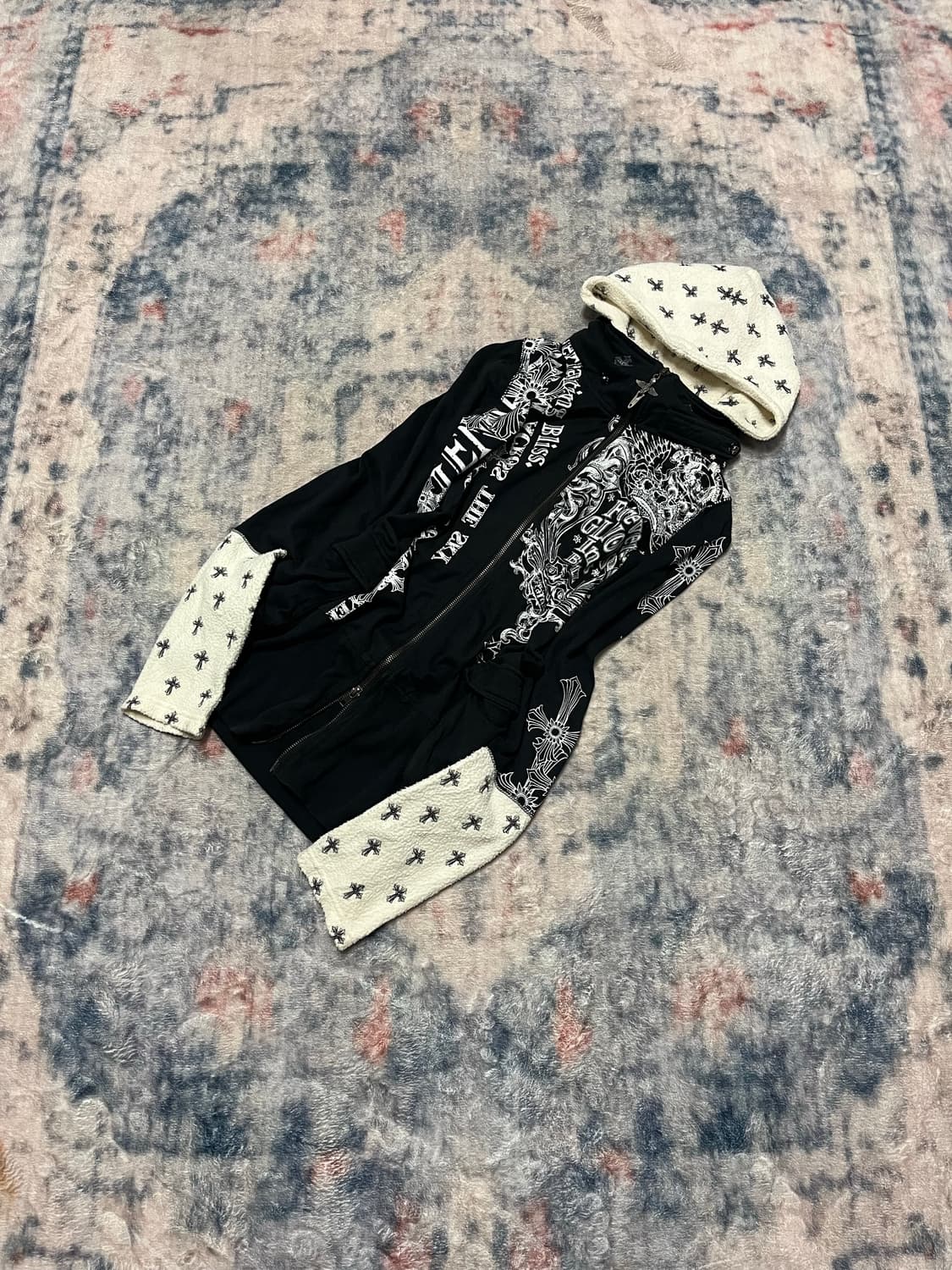 Glitz 00s rare cross gimmick hoodie  상품이미지1