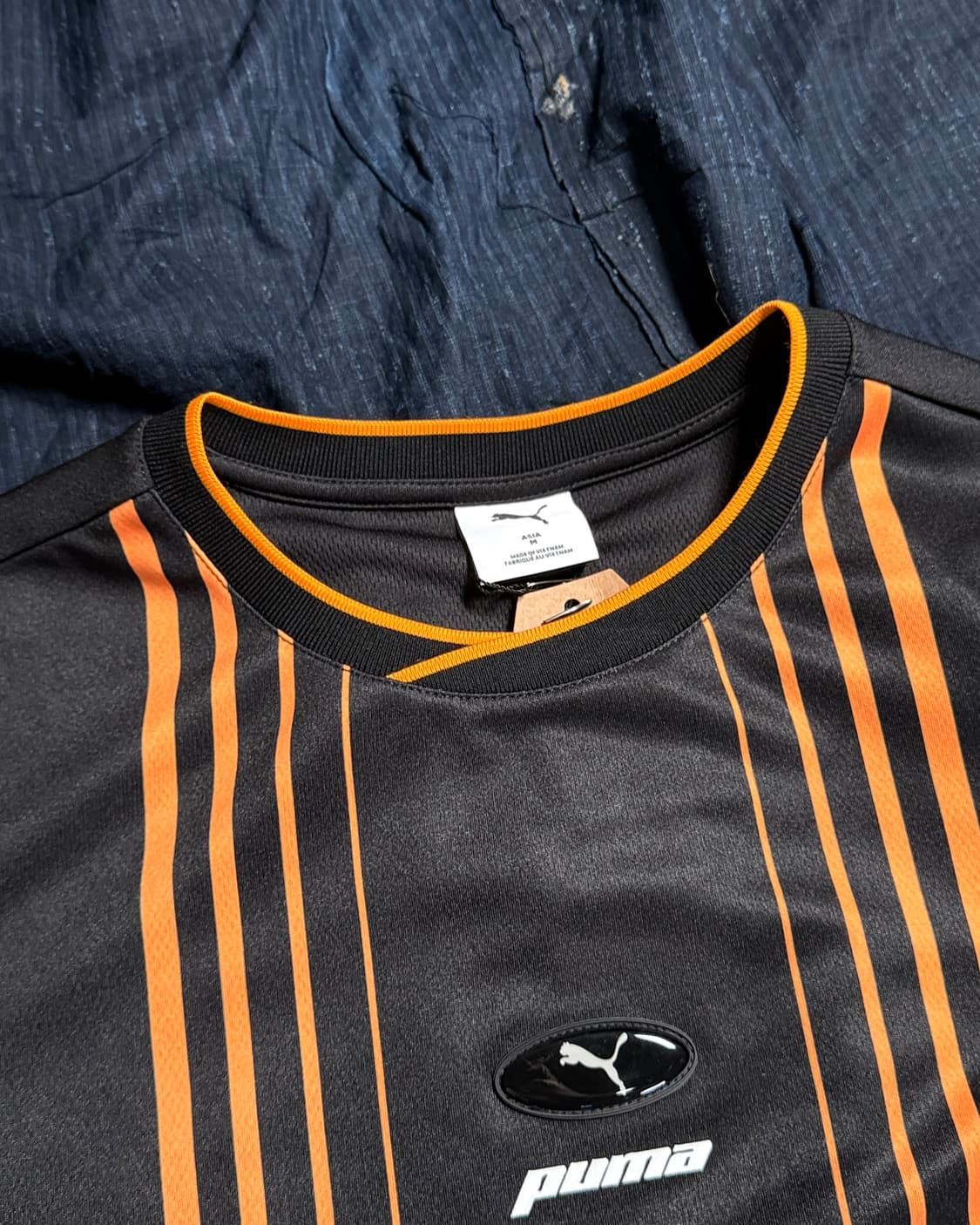 Puma U FTBL 니트 카라 숏 슬리브 티셔츠 M 상품이미지2