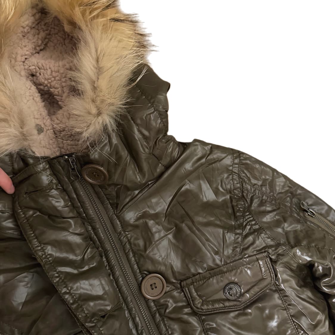 Von dutch 본더치 퍼후드 패딩 점퍼 상품이미지4