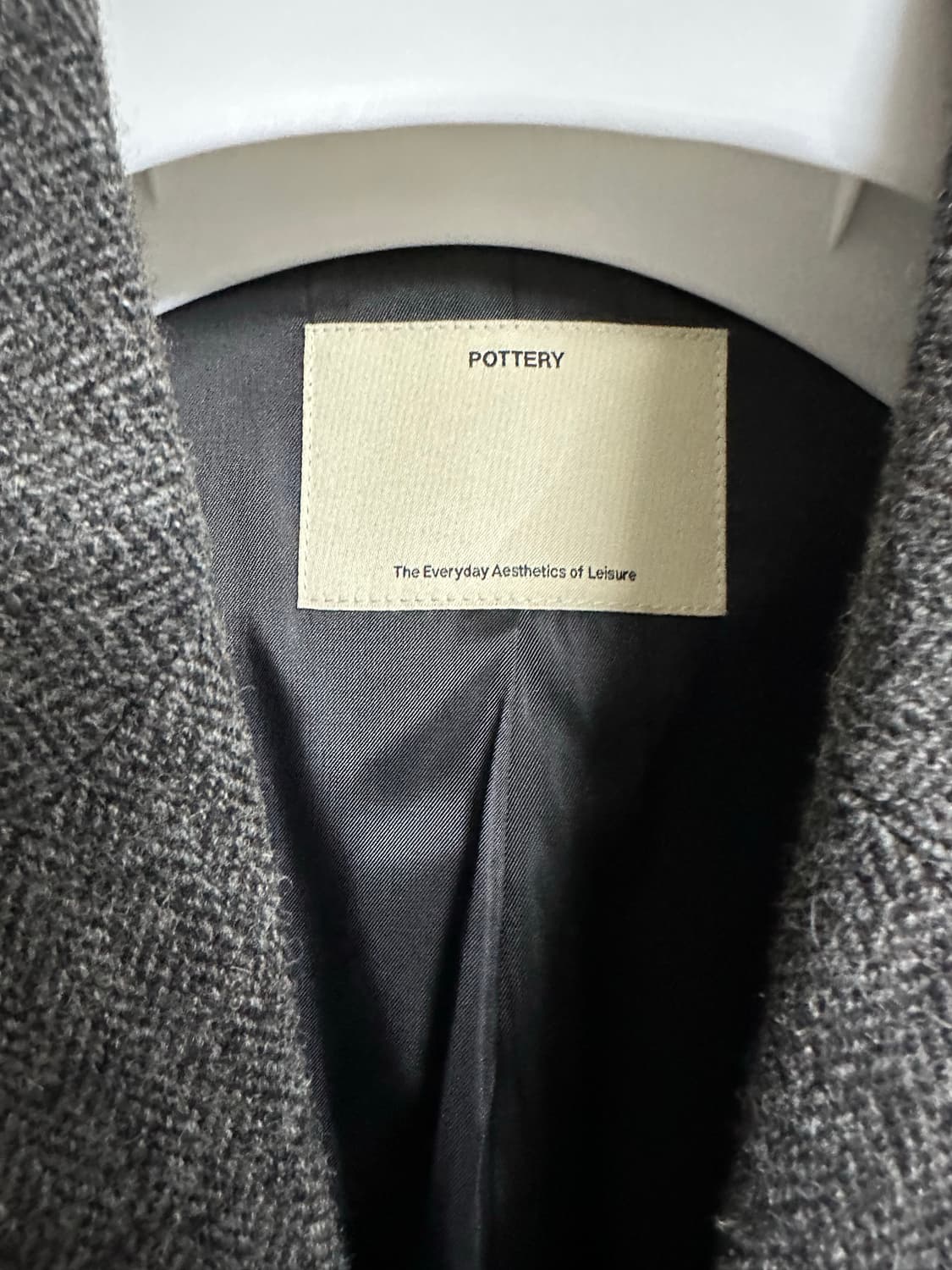 Pottery 셔클랜드 헤링본 자켓 (차콜) 5사이즈 판매 상품이미지3