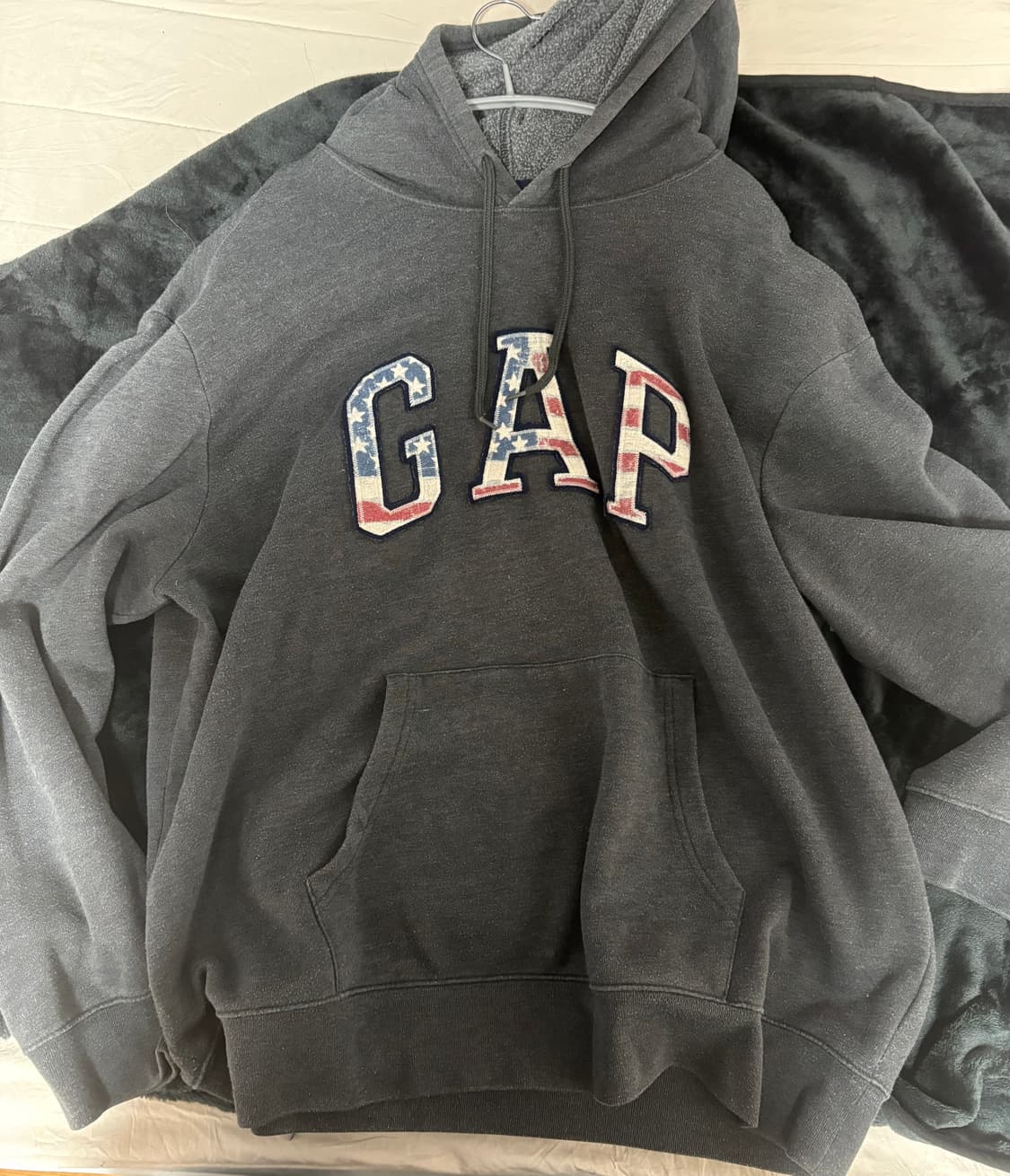 갭 gap 성조기 후드티 상품이미지1