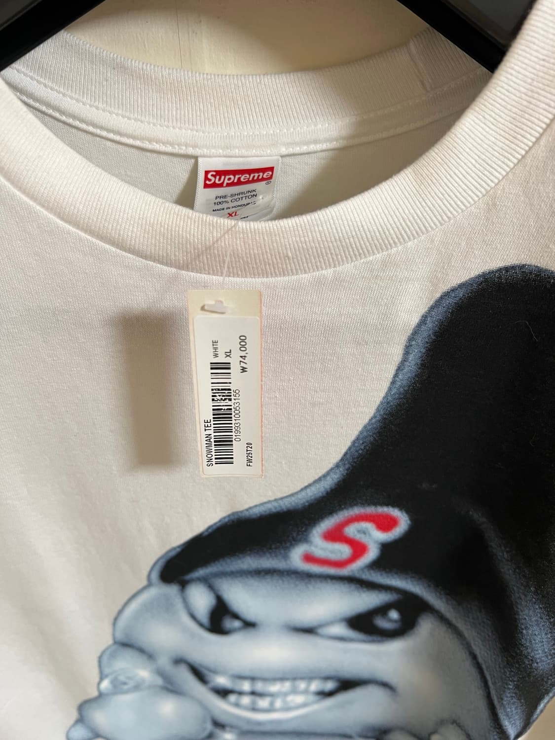 [XL] 슈프림 아트딜러 스노우맨 티 상품이미지4