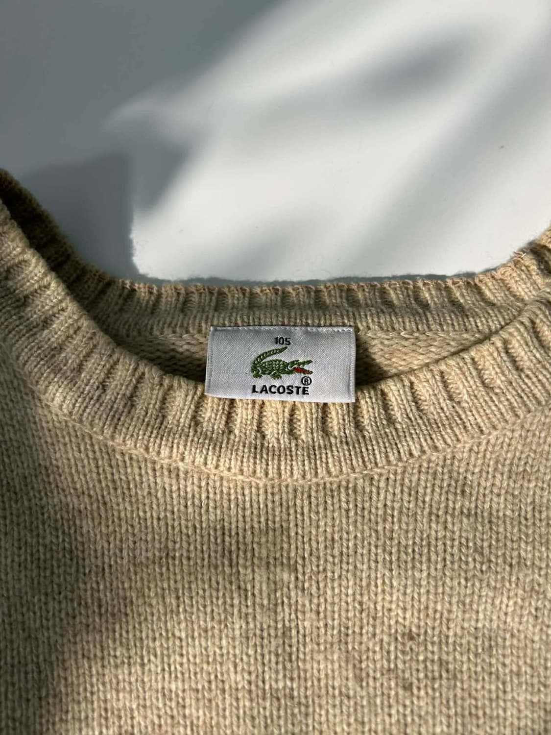 [105] 라코스테 울 100% 니트 스웨터 상품이미지4