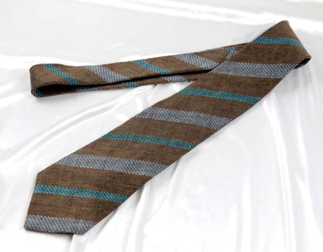 지방시 8.9cm A등급 린넨 남자 명품 넥타이 상품이미지2