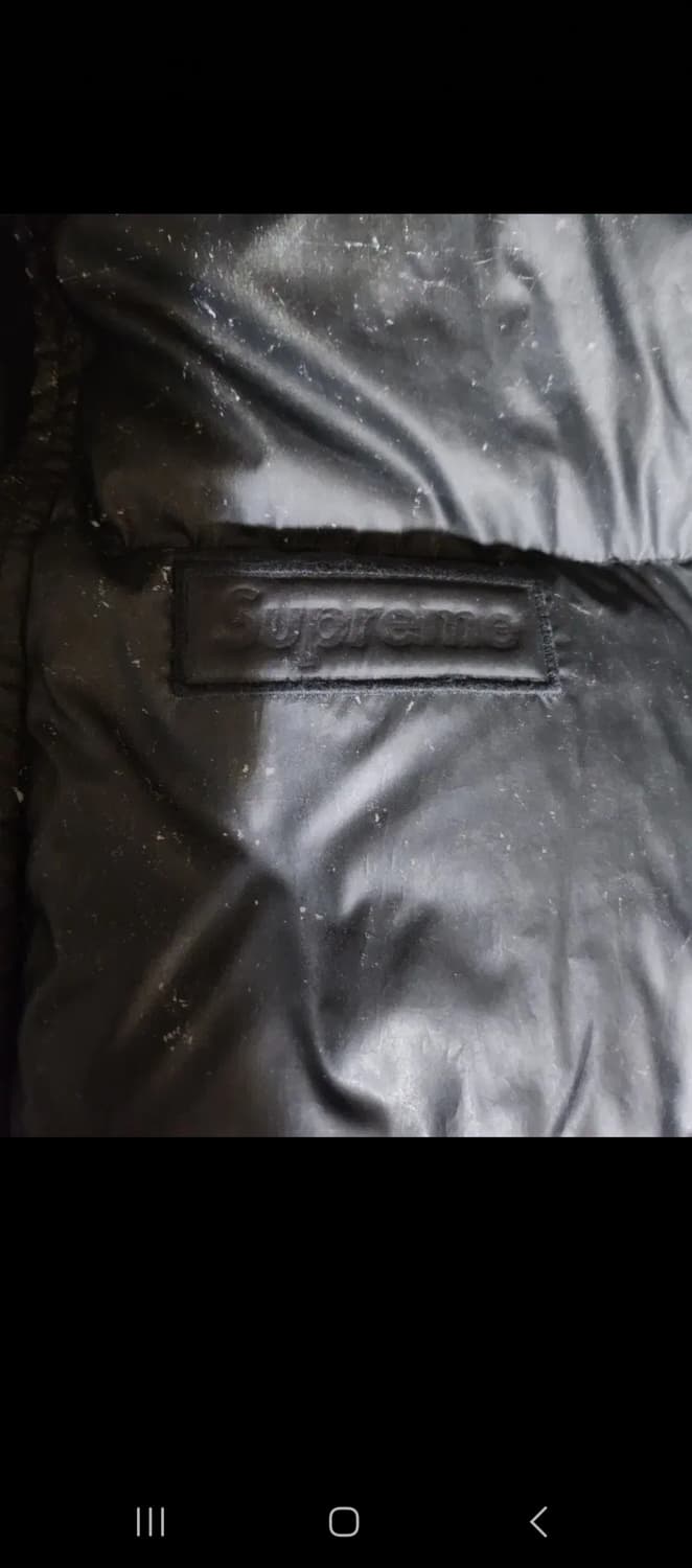 슈프림 패딩 리플렉티브 스페클 다운자켓 블랙 M 상품이미지3