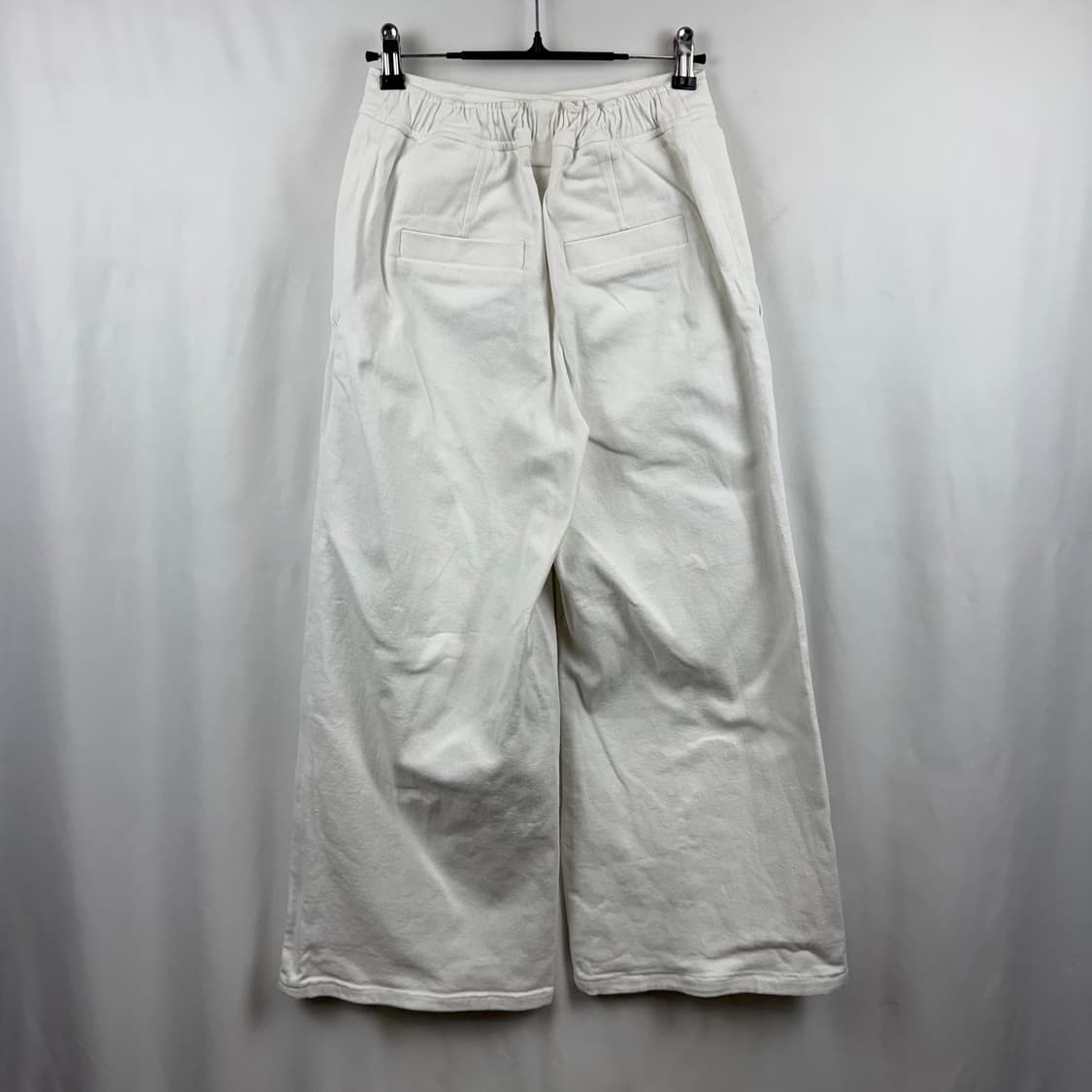 (42) 베네통 우먼스 와이드 데님 팬츠 화이트 상품이미지4