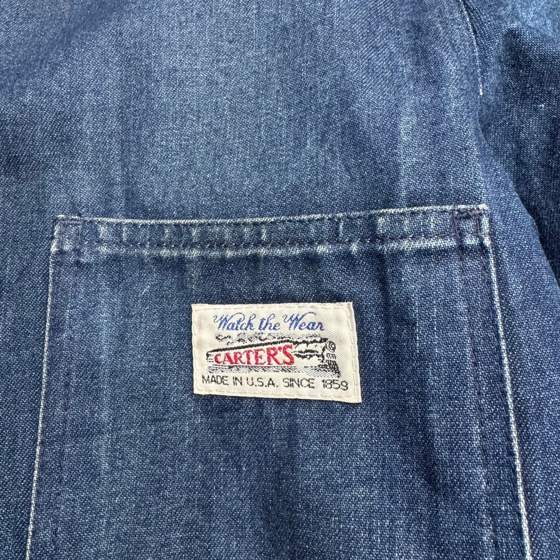 70s Carter’s 웨스턴 블랭킷 데님 초어 자켓 made in US 상품이미지3