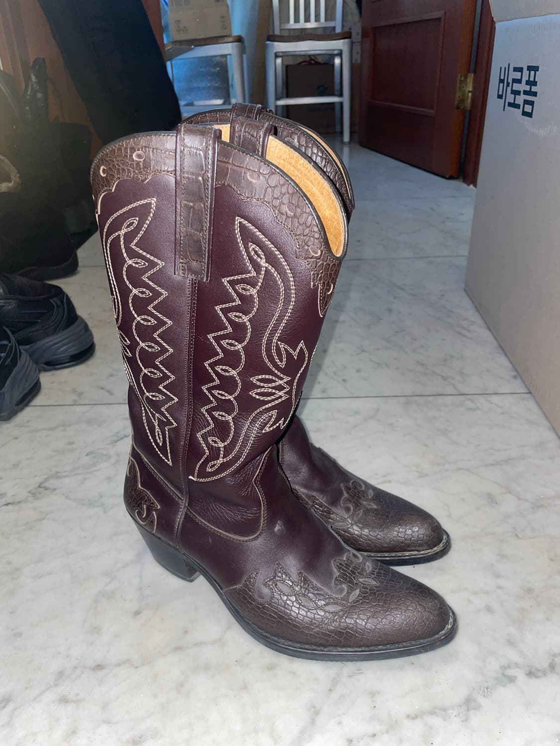 Keystone 웨스턴 브라운 부츠 상품이미지2