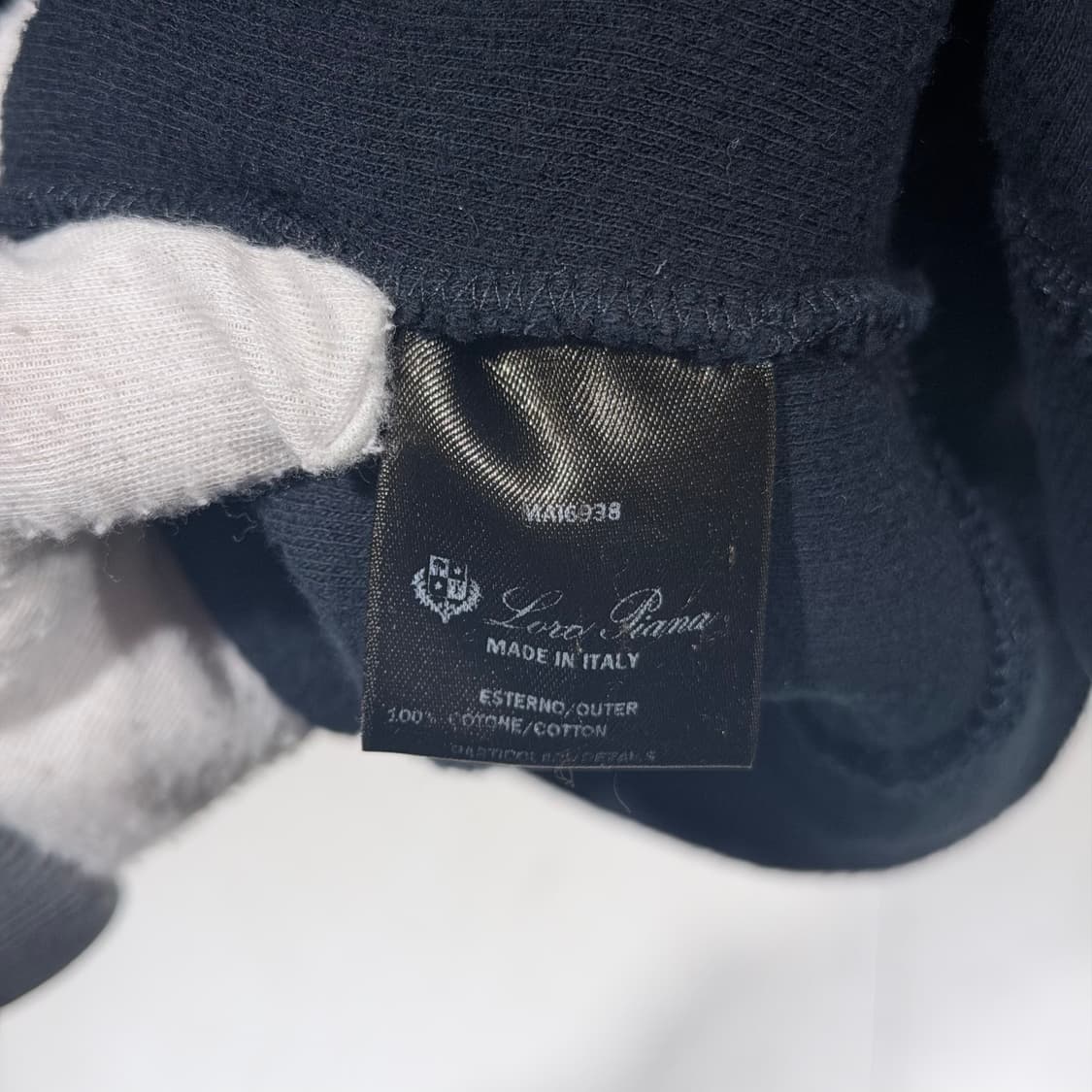 (A+/XXL) / 로로피아나 호시 후드 봄버 블랙 자켓 상품이미지6