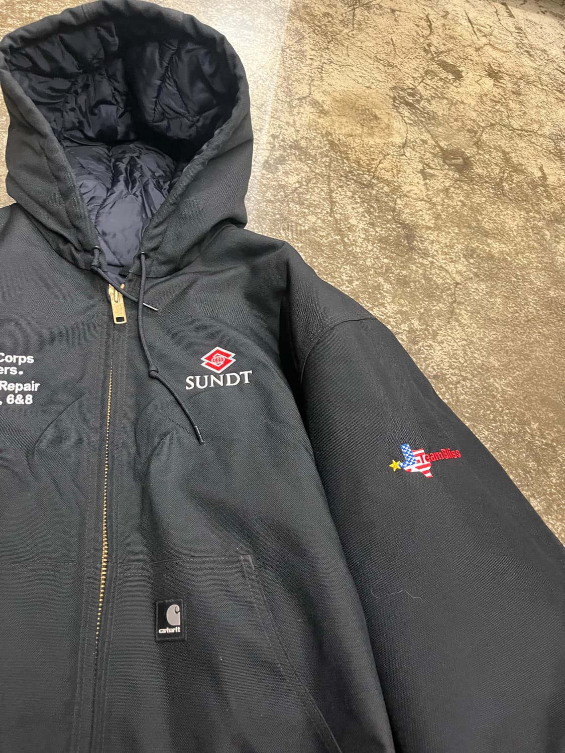 10s 칼하트 덕액티브자켓 j133 blk 상품이미지5