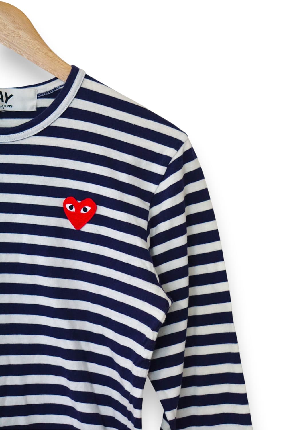 꼼데가르송 PLAY 스트라이프 긴팔  상품이미지2