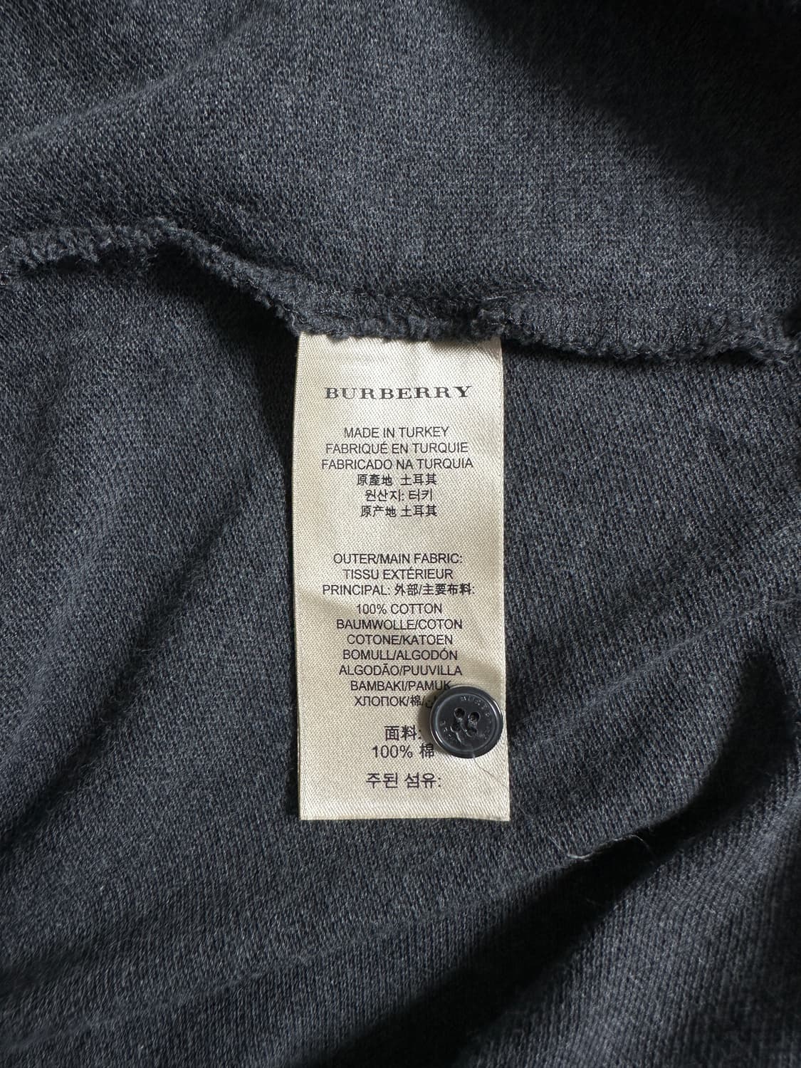 Burberry 자수 로고 피케 반팔티 상품이미지8