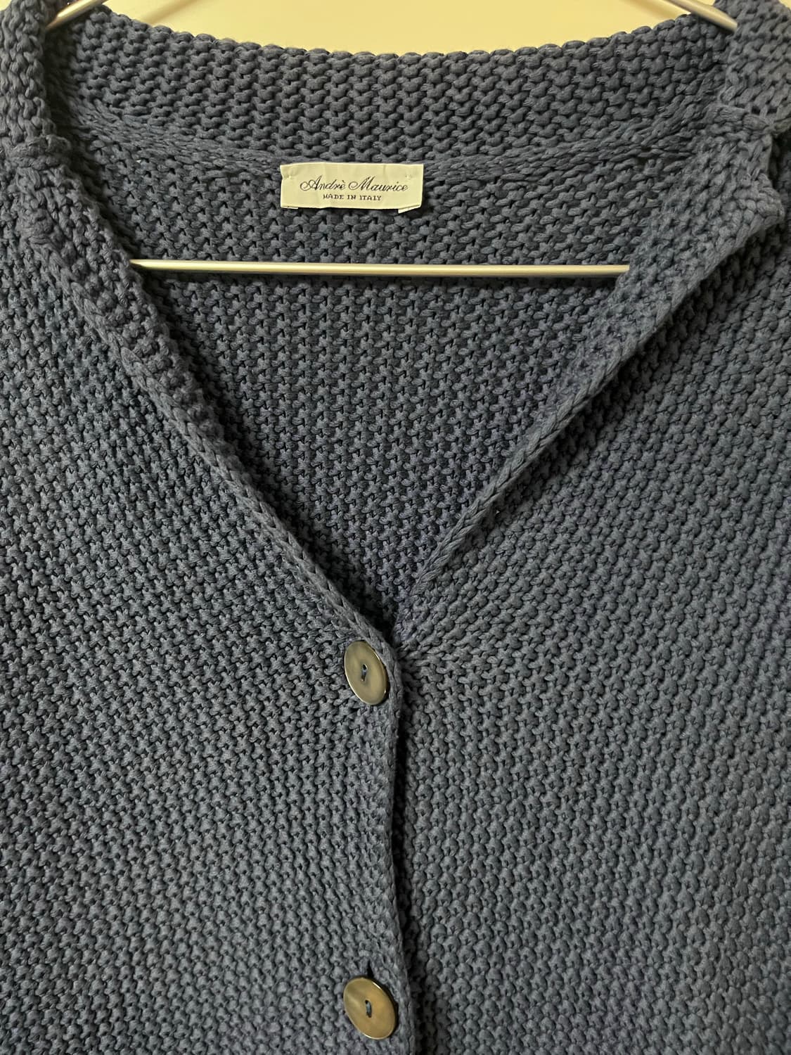 안드레모리스 made in italy cotton cardigan 상품이미지3