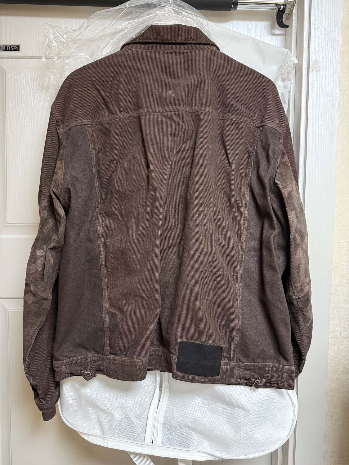 폴리테루 유즈드 트러커 자켓 코듀로이 카모 브라운 3팝니다 상품이미지2