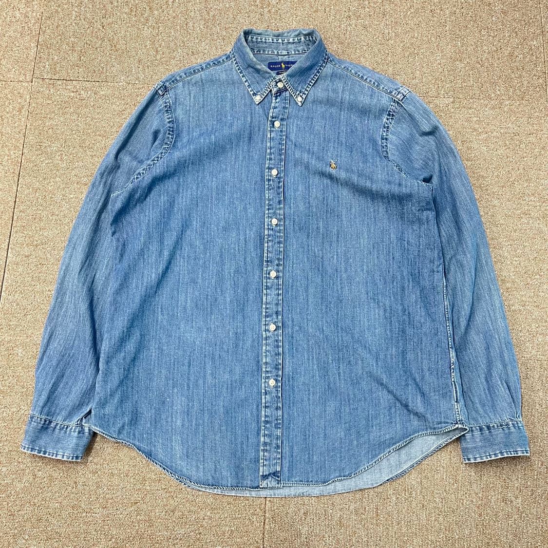 신형 큐알 폴로 랄프로렌 데님셔츠 상품이미지2