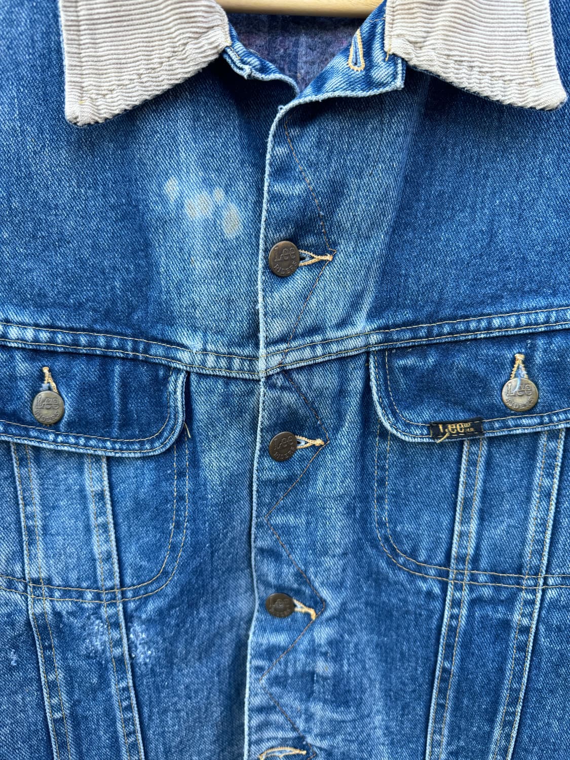 70~80s lee 빈티지 스톰라이더 블랭킷 안감 데님 트러커 자켓 상품이미지6