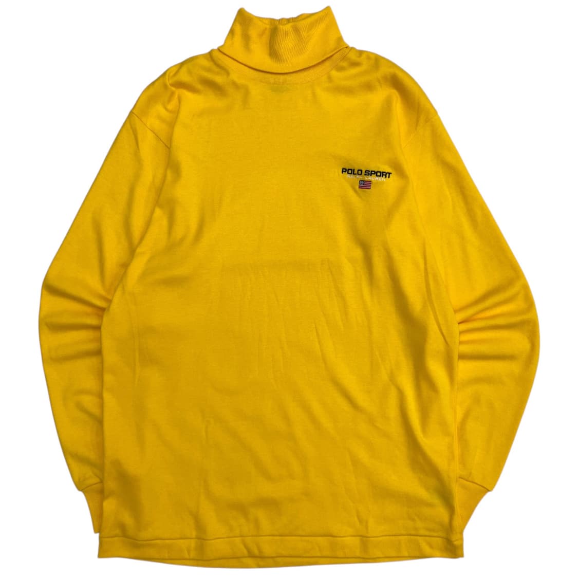 폴로 랄프로렌 옐로우 터틀넥 롱슬리브 S 상품이미지2