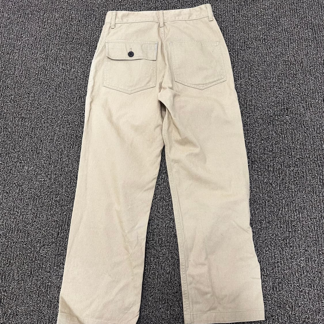 UNIFORM BRIDGE 유니폼브릿지 코튼 면바지 베이지 S 상품이미지6