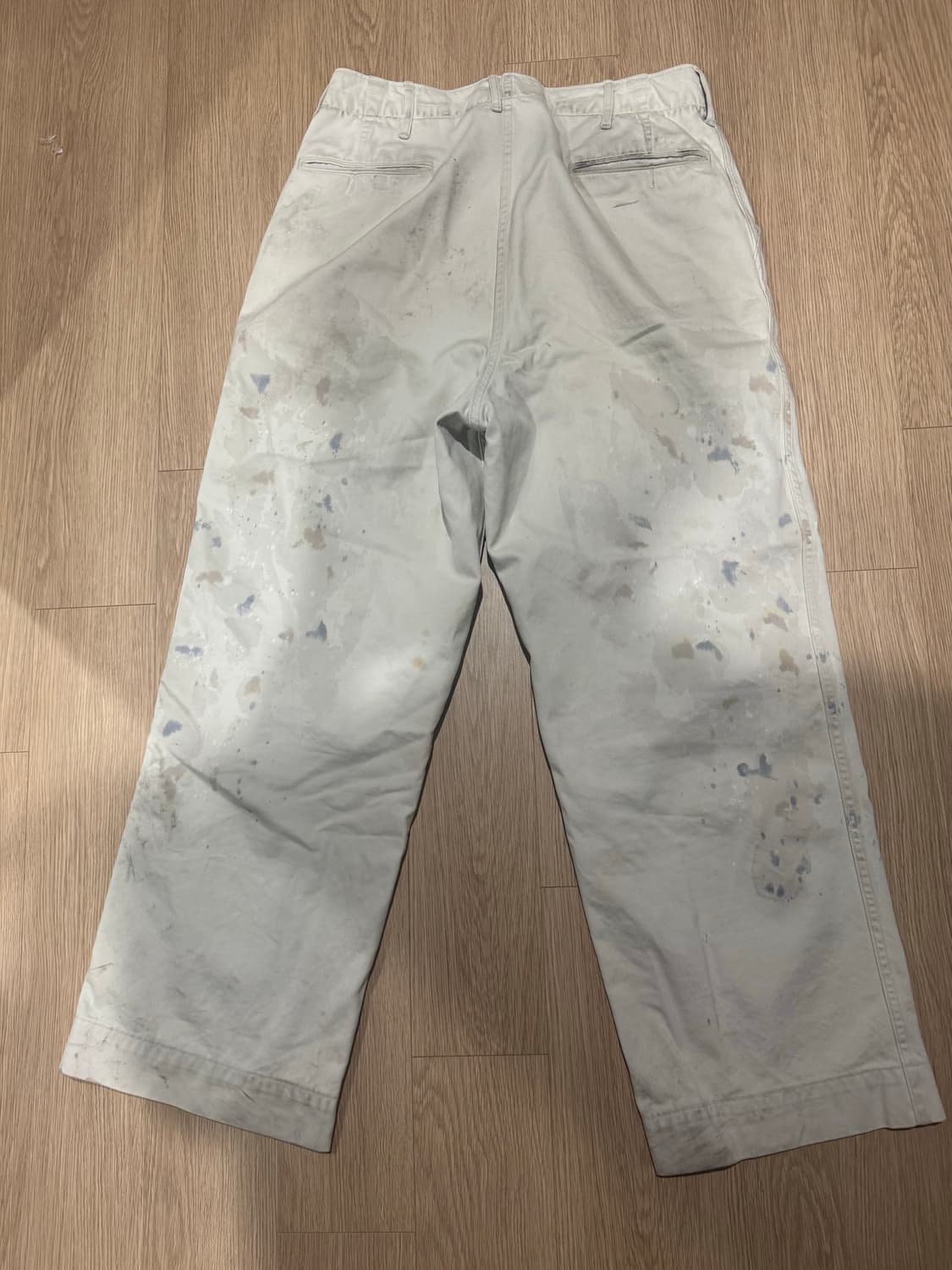 바우와우 BOWWOW 25SS STAINED WORK TROUSERS 상품이미지1