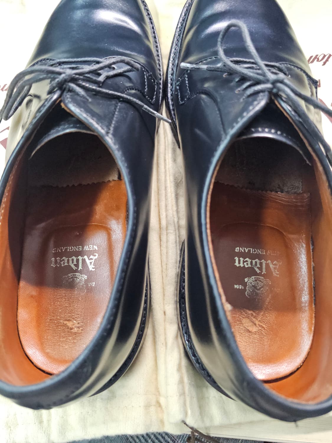 알든 9901 블랙 코도반 더비 8D 사이즈 상품이미지8