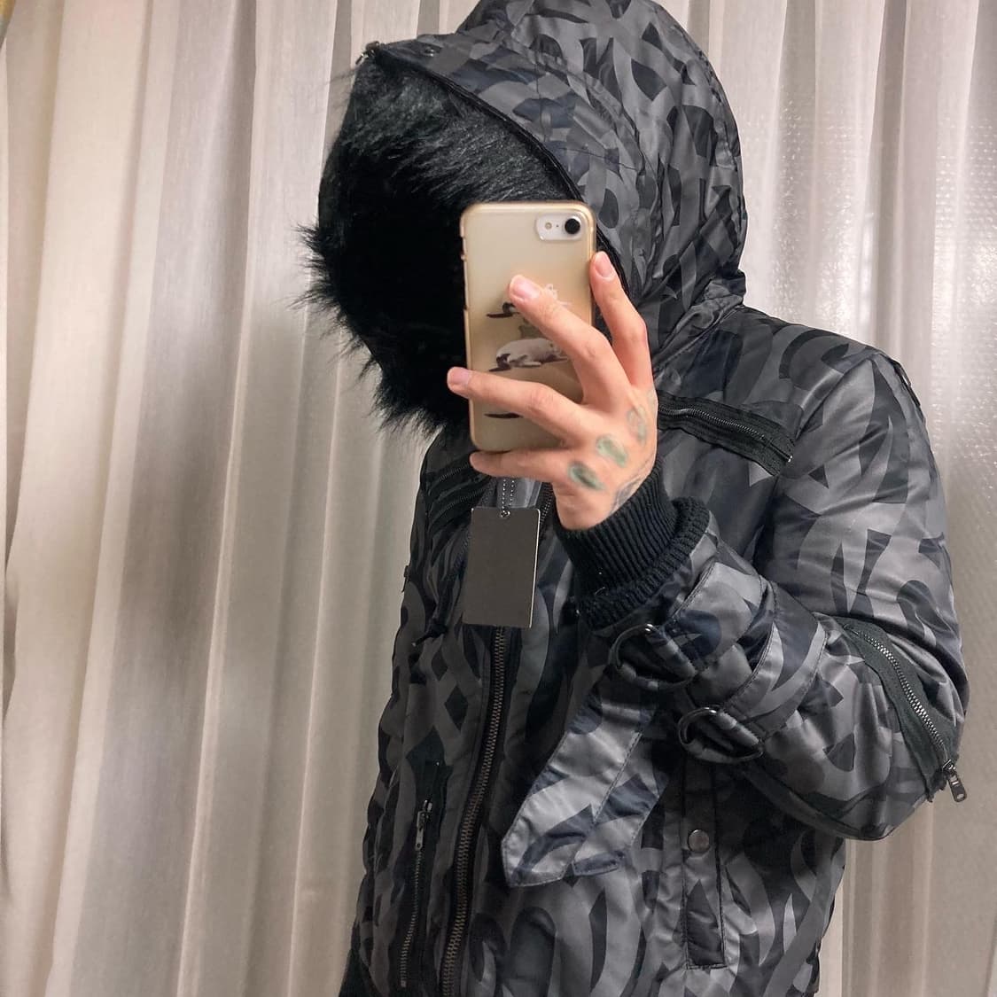 04AW 넘버나인 트라이벌 본디지 자켓 상품이미지6