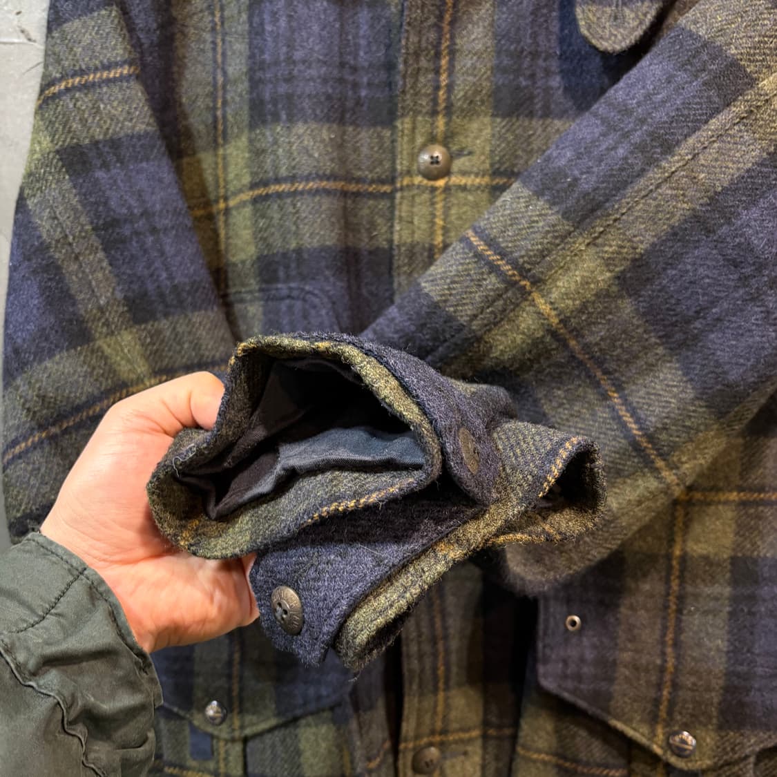 [L] POLO 폴로 랄프로렌 체크 울 자켓 상품이미지4