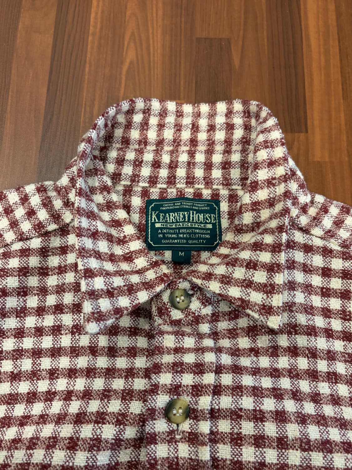 Kearney-House 빈티지 트위드 체크 셔츠 상품이미지9