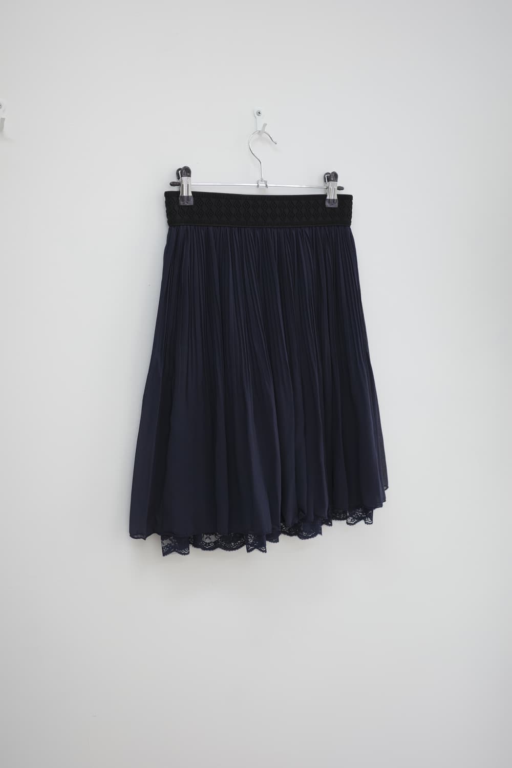 Clos shi navy flare lovely Skirt 상품이미지6