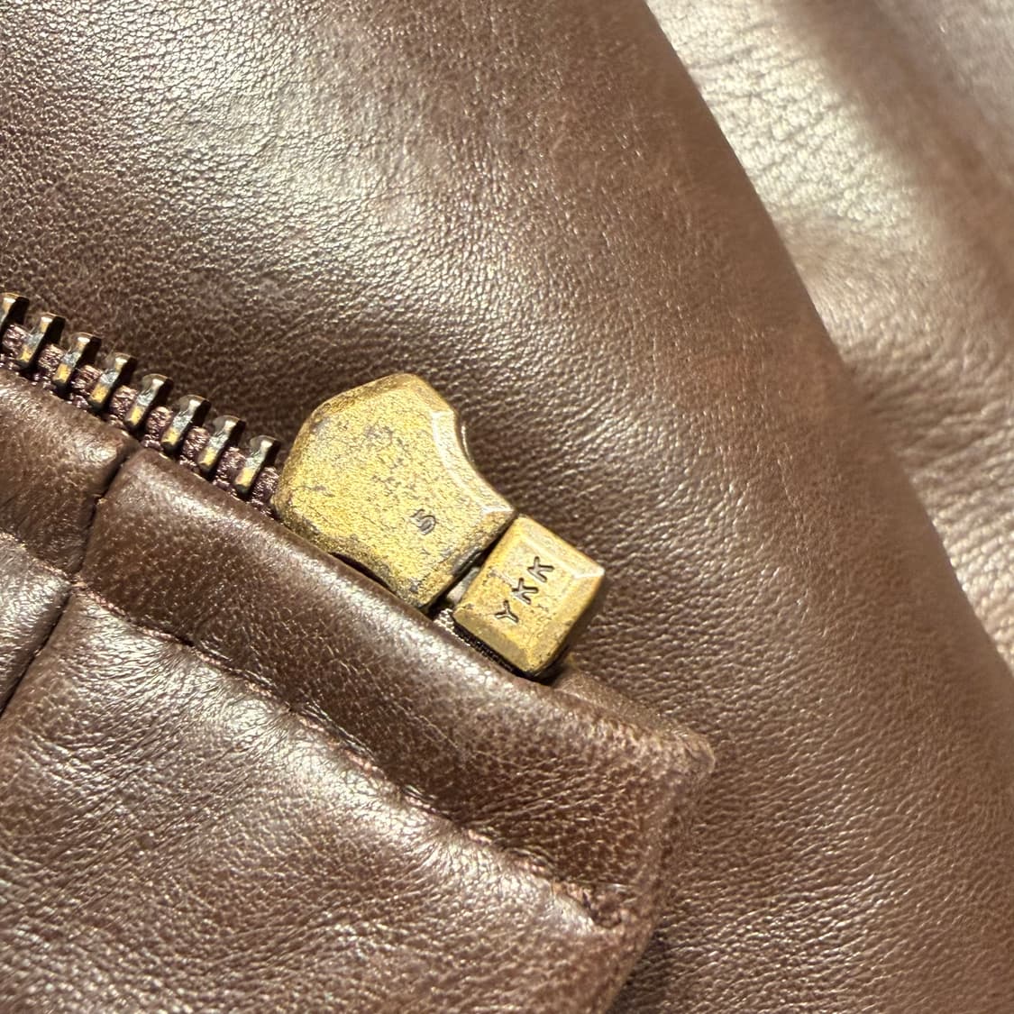 YSL 입생로랑 램스킨 레더 자켓 105 양가죽 상품이미지5