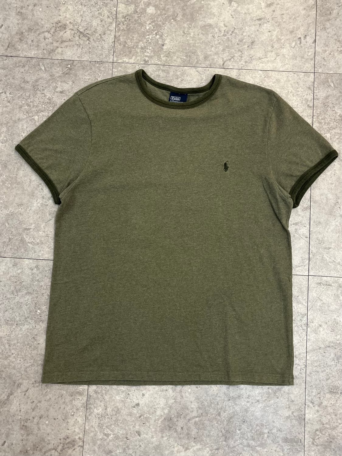폴로 랄프로렌 라운드넥 반팔티 카키 M #csz3830 상품이미지4