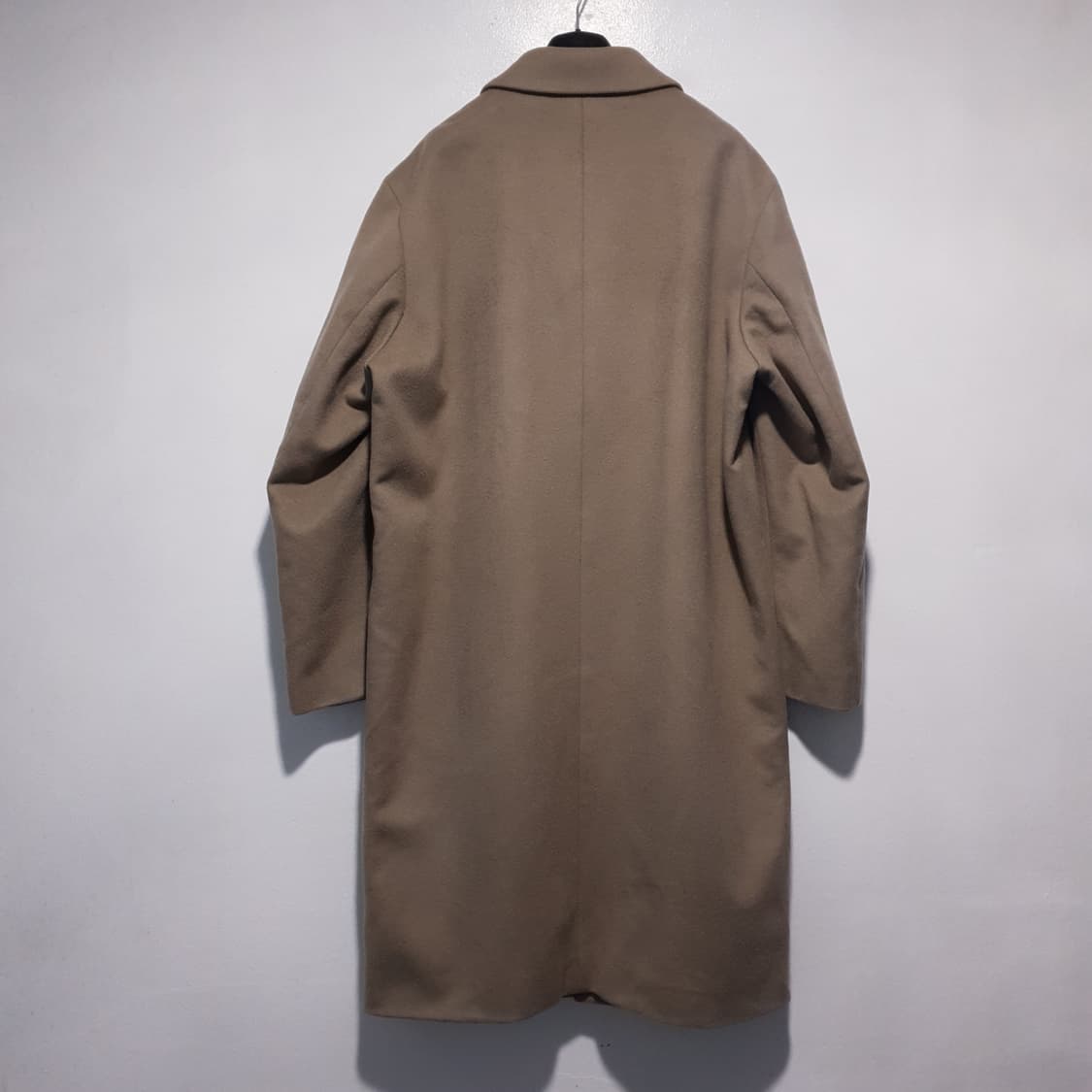 실측 XL) COOR 쿠어 울 리치 블렌드 캐시미어 20 싱글 코트 자켓 상품이미지9