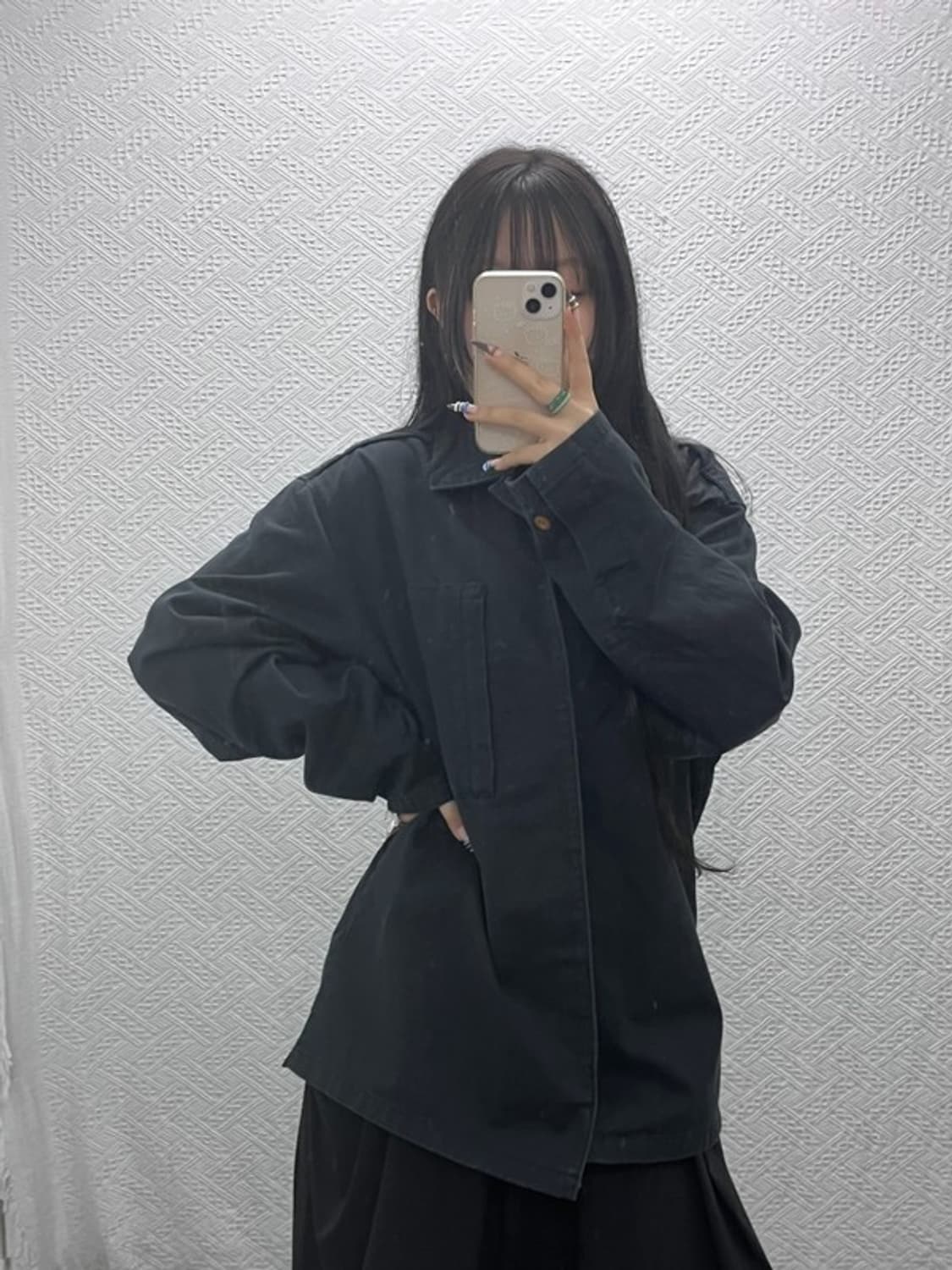 나이키 올드스쿨 암패치 블루종 워크 자켓 110 C06259 상품이미지2