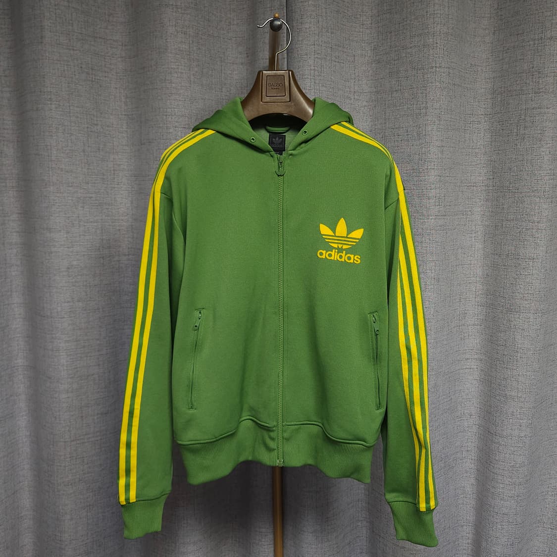 110 ) 아디다스 후드 트랙탑 녹차 말차 상품이미지1