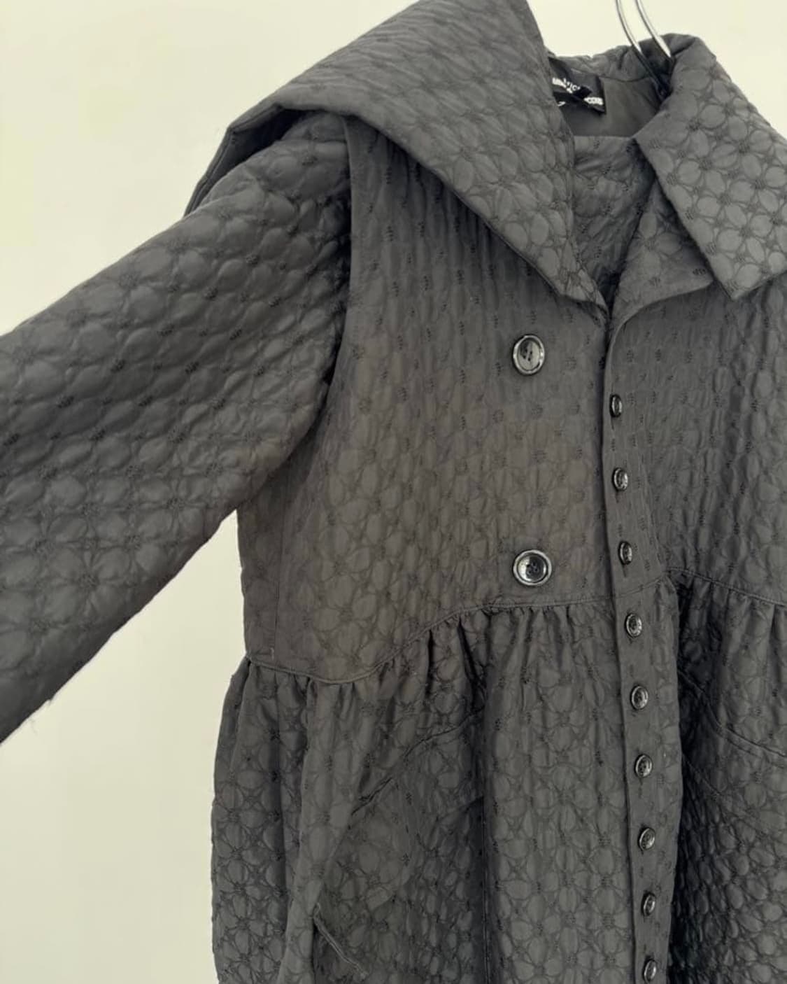 20aw 트리콧 꼼데가르송 3way 퀄팅 코트 S 상품이미지4