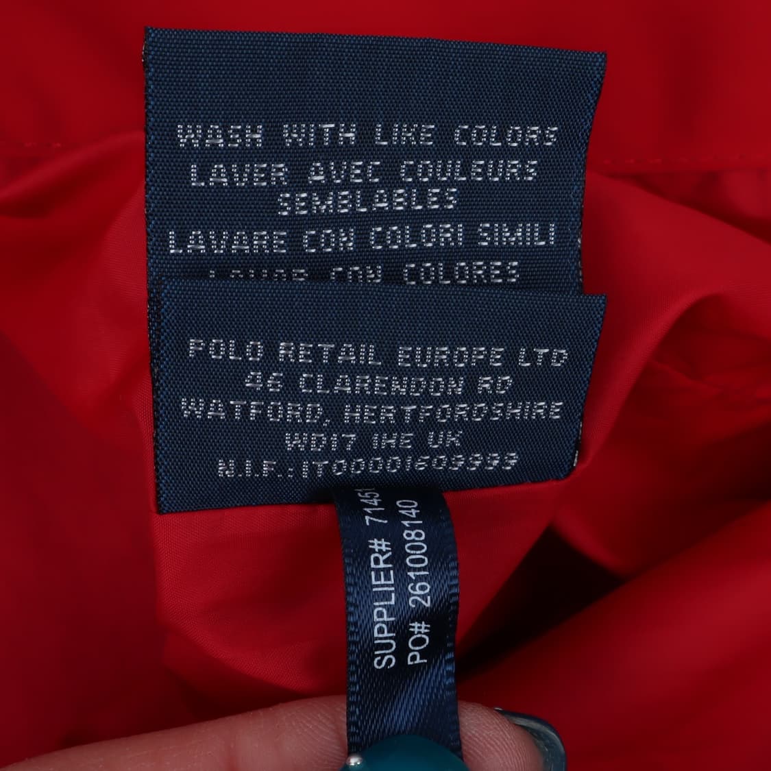 폴로 랄프로렌 레드 페리 자켓 상품이미지10